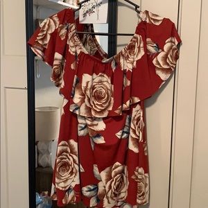 off the shoulder top